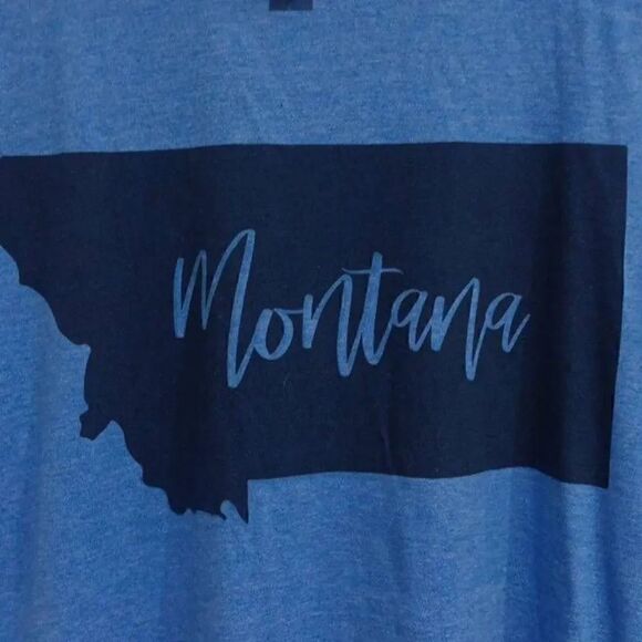 Gildan Other - Montana, (Softstyle), Cool blue and super soft & comfy